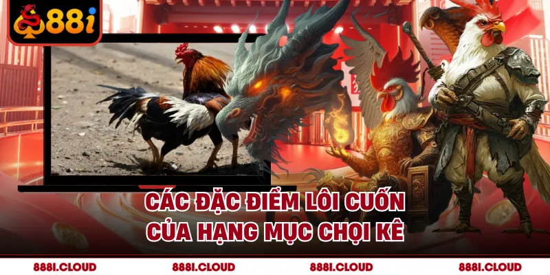 Các đặc điểm lôi cuốn của hạng mục chọi kê