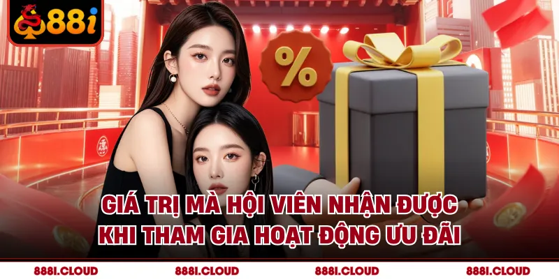 Giá trị mà hội viên nhận được khi tham gia hoạt động ưu đãi